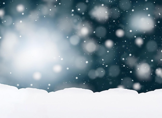 Foto abstract background di natale background di natale con fiocchi di neve