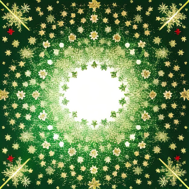 Abstract christmas background made of christmas tree decorations