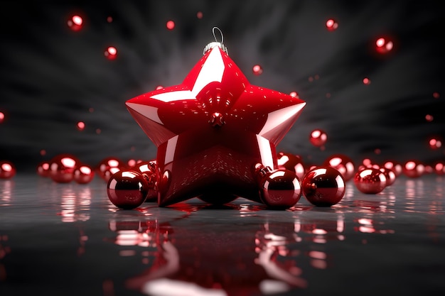 星と抽象的なクリスマス背景