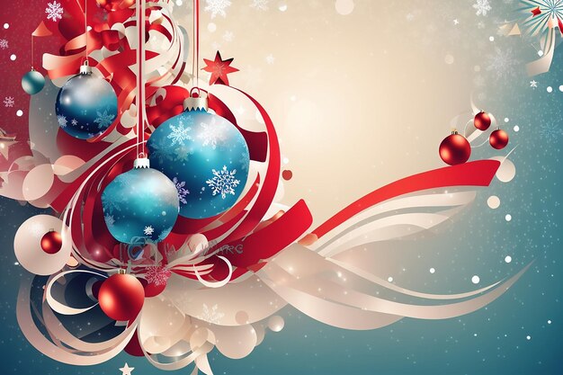 Photo abstract christmas background