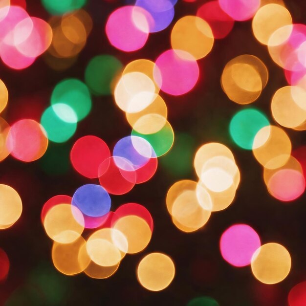 Foto luci di natale astratte sfondo bokeh