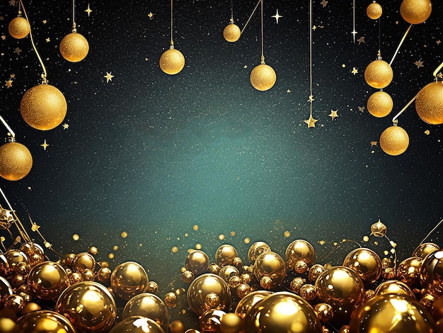 Abstract Christmas and new year background shiny golden red blue lights with bokeh