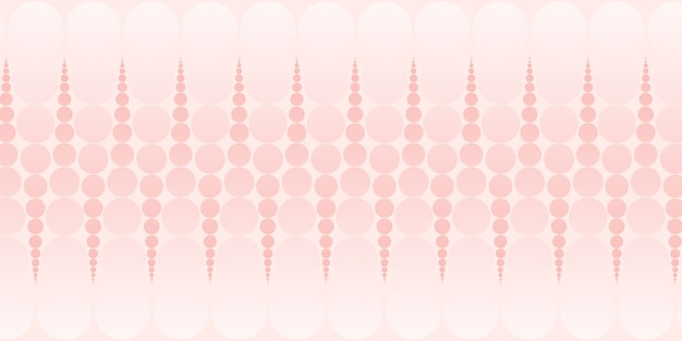 Abstract circle and polka dot pattern pastel color 3D illustration
