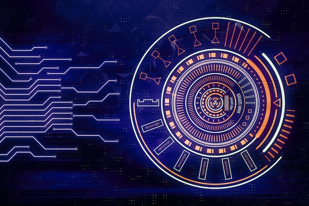 Abstract circuit board and button