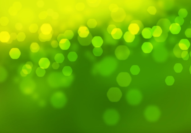 Abstract circular green bokeh background. Graphic resources design template. 