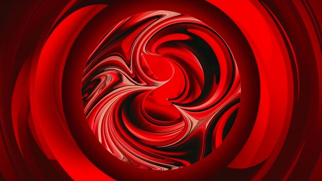 Abstract circular red background