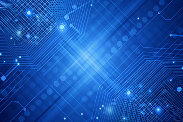 abstract classic blue screensaver