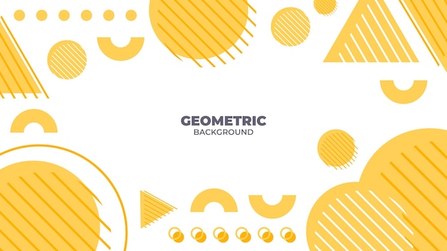 Abstract classic geometric yellow concept for background