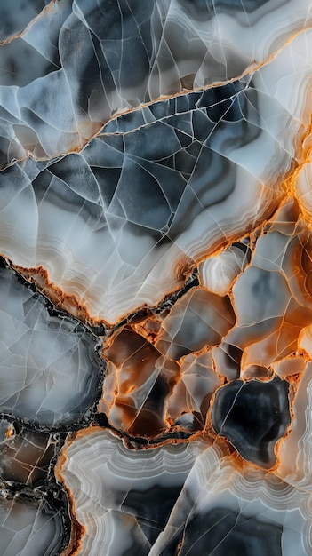 Фото Резюме близкий взгляд на текстуру естественного агатного камня