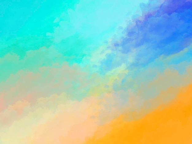 Abstract cloud background colorful