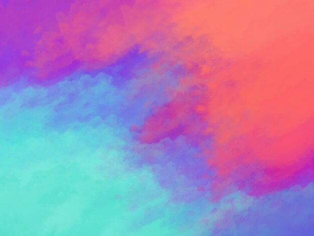 Abstract cloud background colorful