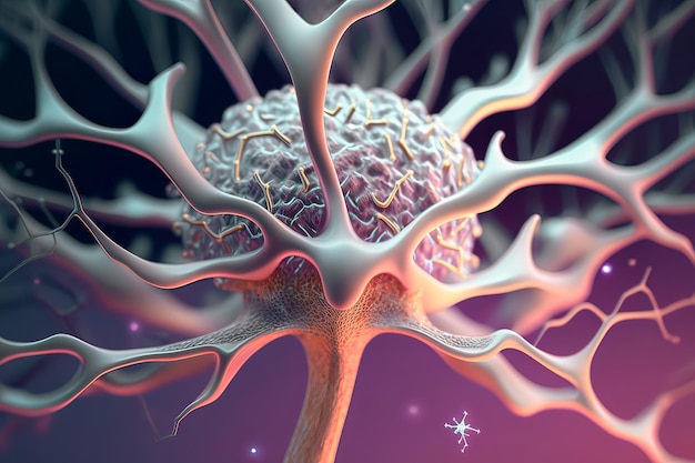 Abstract cloud computing-technologieconcept Cloud Computing Data Center Server Rack Connection In Neural Network Technology Generative AI