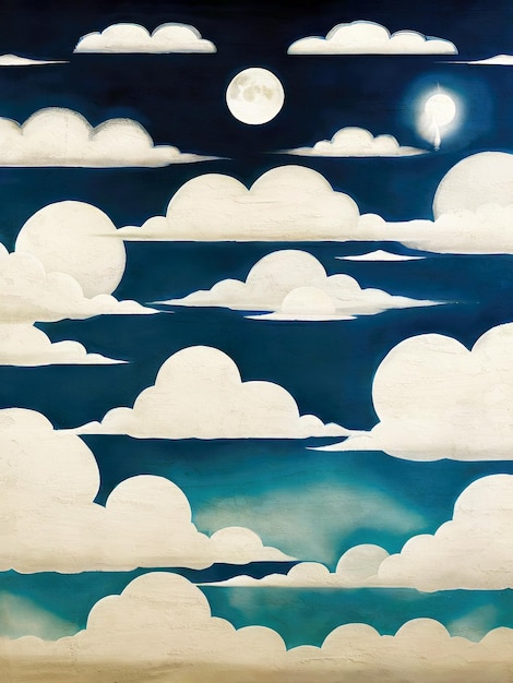 Foto nuvola astratta disegno modernista cielo riproduzione pittura estetica arte minimalista