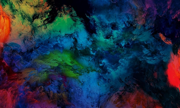 Photo abstract cloud multicolored gradient background