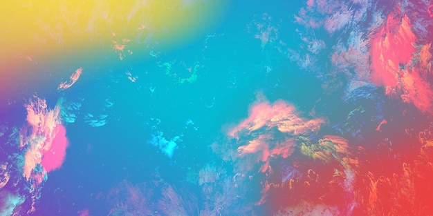 Abstract cloud Multicolored Gradient Background