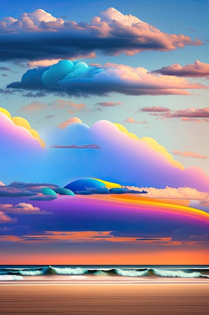 Abstract clouds background