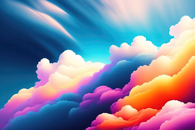 Абстрактный фон облака