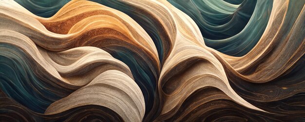 Photo abstract coffee wavy background