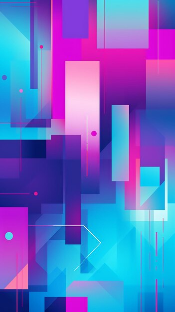 Abstract colofull geometric mobile wallpaper background