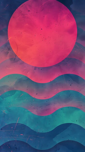 Abstract colofull geometric mobile wallpaper background