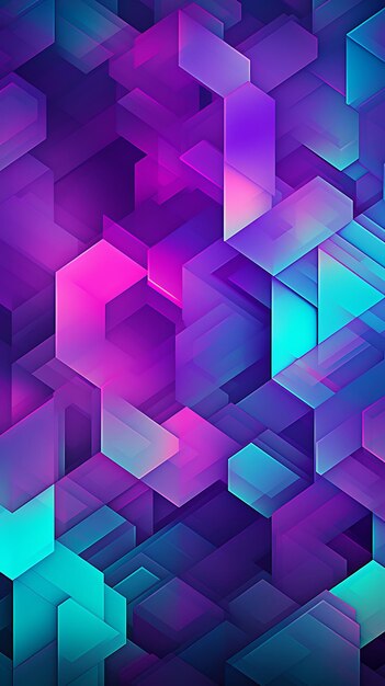Abstract colofull geometric mobile wallpaper background