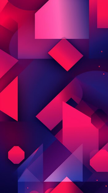 Abstract colofull geometric mobile wallpaper background