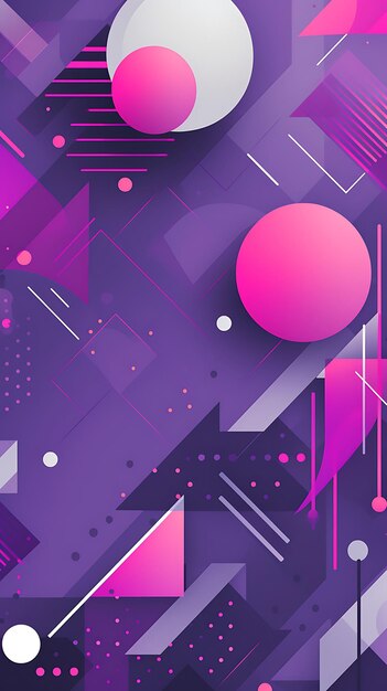 Abstract colofull geometric mobile wallpaper background