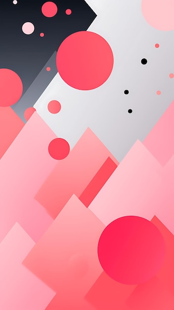 Abstract colofull geometric mobile wallpaper background