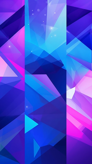 Abstract colofull geometric mobile wallpaper background