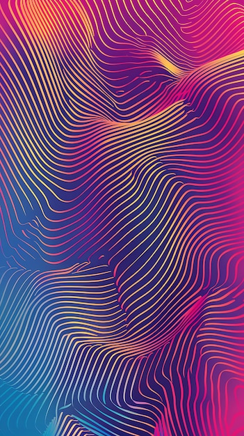 Abstract colofull geometric mobile wallpaper background