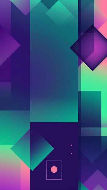 Abstract colofull geometric mobile wallpaper background