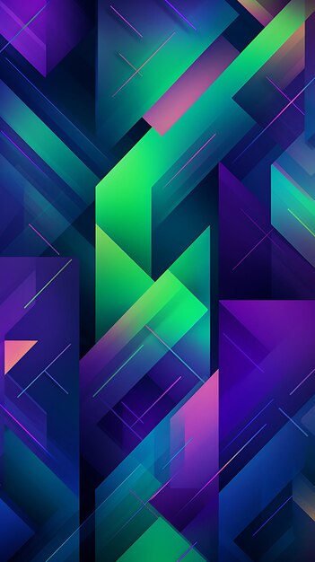 Abstract colofull geometric mobile wallpaper background