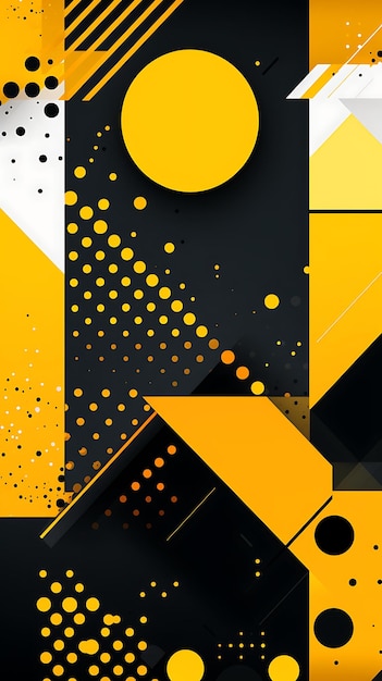 Abstract colofull geometric mobile wallpaper background