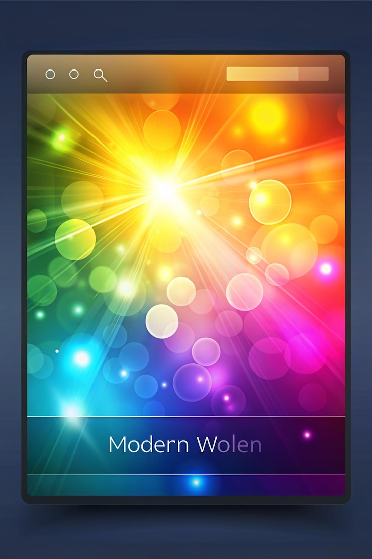 Photo abstract color background gradient blend bright colored glow diffuse glare blurry highlights