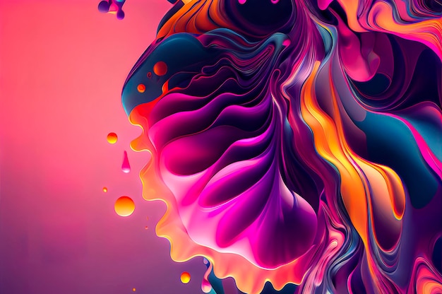 Abstract color explosion background