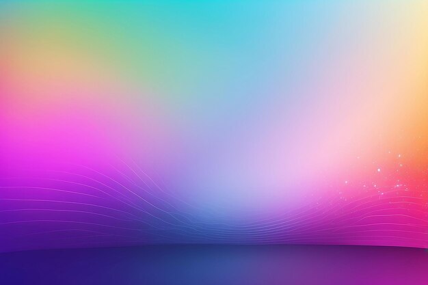 Abstract color glow gradient blend with diffuse highlights for modern design