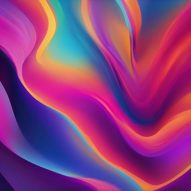 Abstract color gradient background generative ai