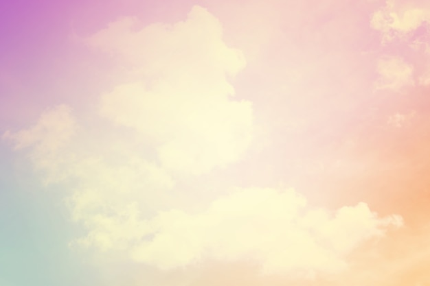 Abstract color pastel background, A soft sky with cloud background in pastel color	