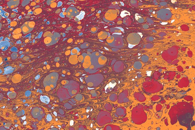 Abstract colored background Marbling of aqueous surface design