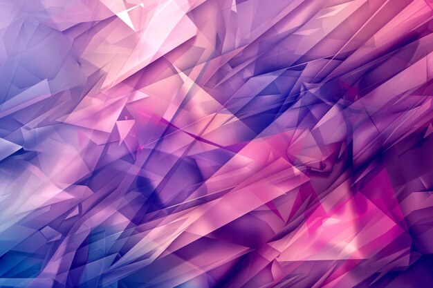 Photo abstract colored geometric triangles background