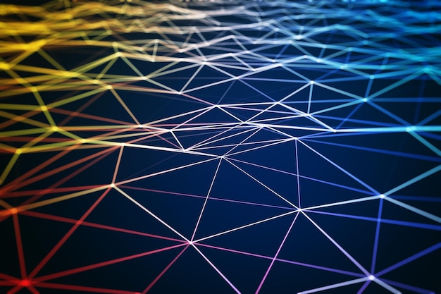 Abstract colored polygonal background