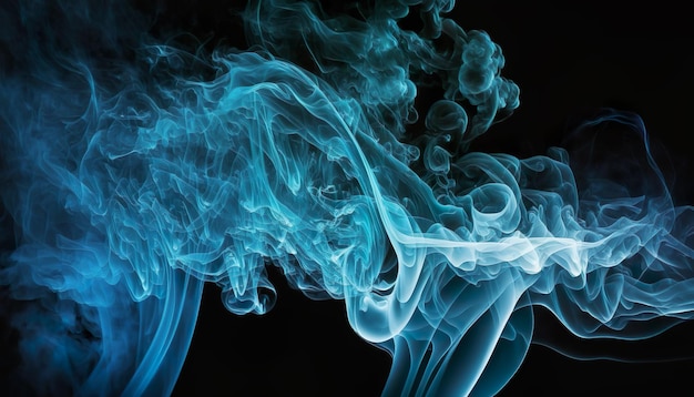 Abstract colored smoke on a dark background smoky vape colored background