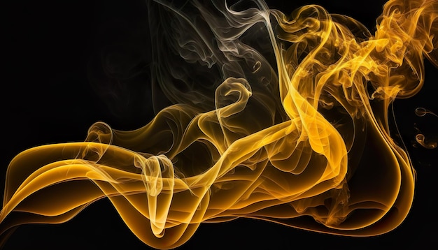 Abstract colored smoke on a dark background smoky vape colored background