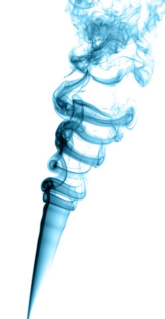 Abstract colored smoke on a light background