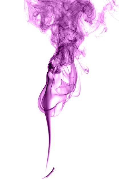 Photo abstract colored smoke on a light background