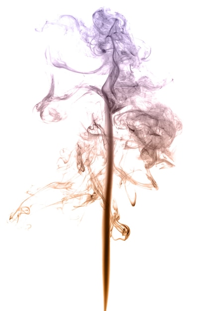 Abstract colored smoke