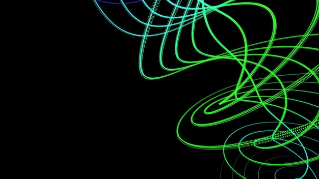 abstract colored spiral on a dark background