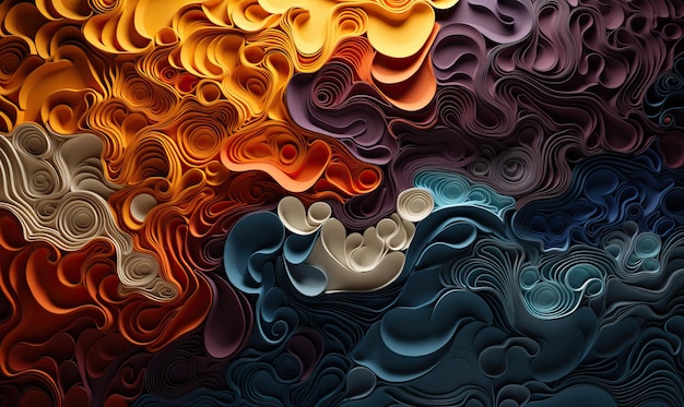 Фото Абстрактные цветные текстурные структурные фона футуристическая текстура селективный мягкий фокус