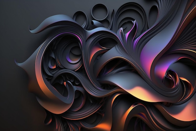 Abstract Colorful 3D Background