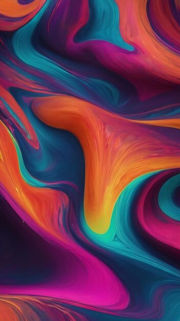 Abstract colorful 4k liquid waves background abstract fluid background